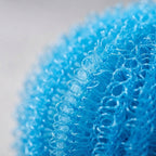 Pet hair collected on a laundry ball after a wash