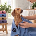 Microfibre dog drying towel size reference