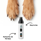 Fetch & Fuzz dog nail grinder speed control and LED battery indicator