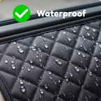 Fetch & Fuzz car door protector fitting detail