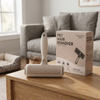 Fetch & Fuzz Hair Remover in use on furniture
